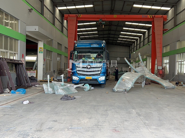 2022.10.9美城街具供應(yīng)鹽城濱海公交候車(chē)亭發(fā)貨記錄